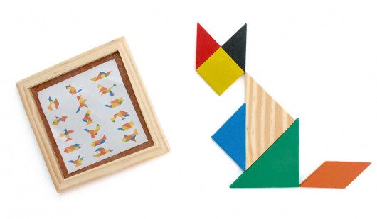 Multicoloured Tangram Puzzle Options